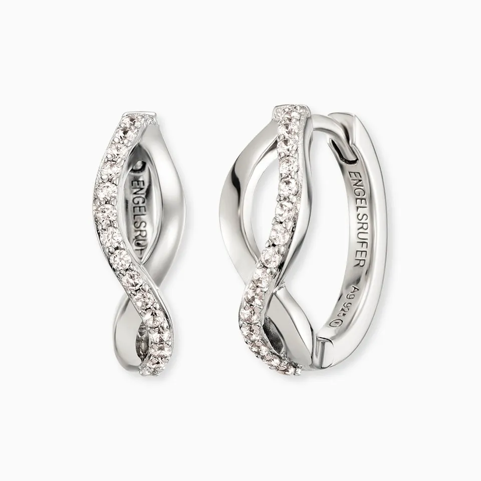 Engelsrufer Paradise cercei creole zirconia