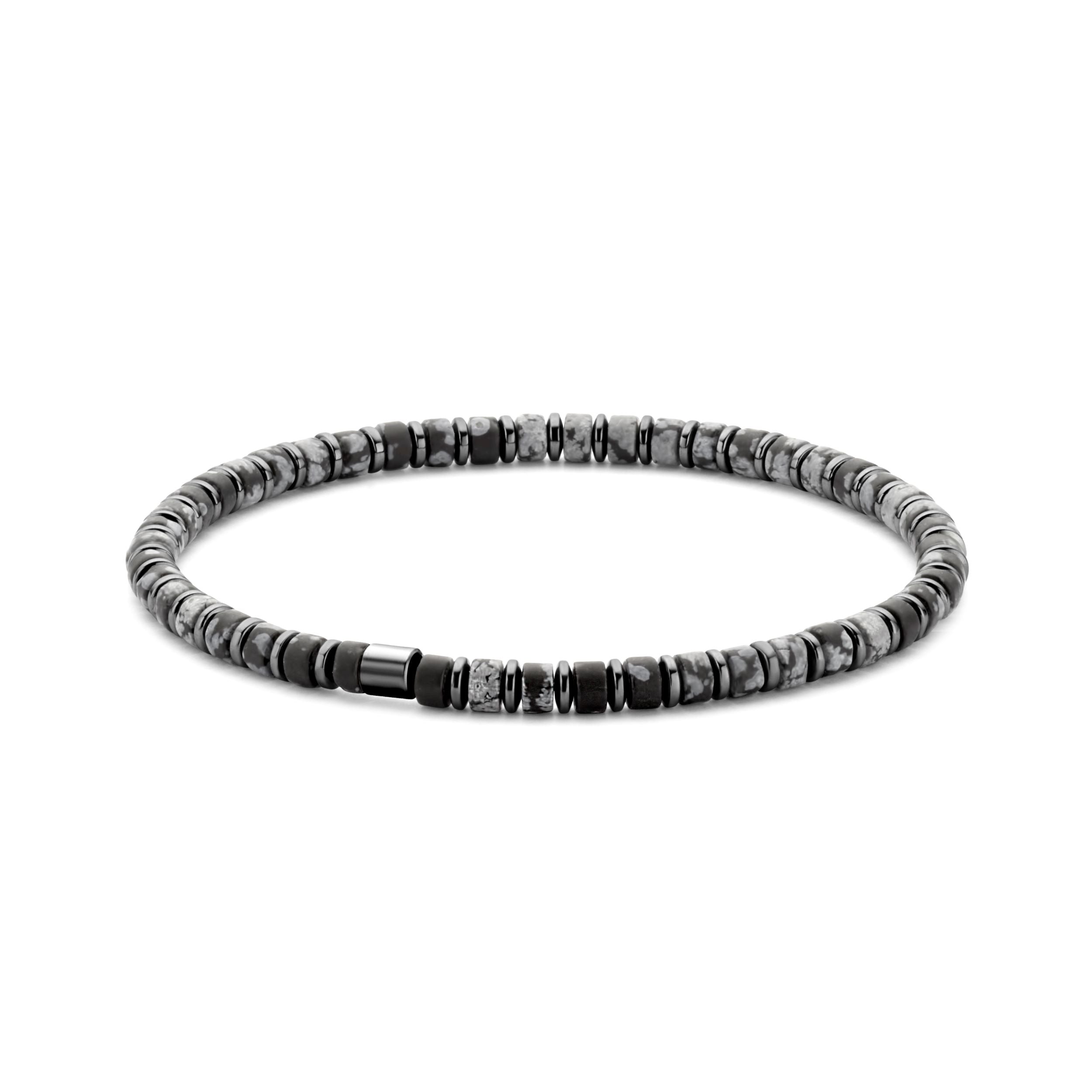Frank 1967 Steel Colored Bead brățară maro