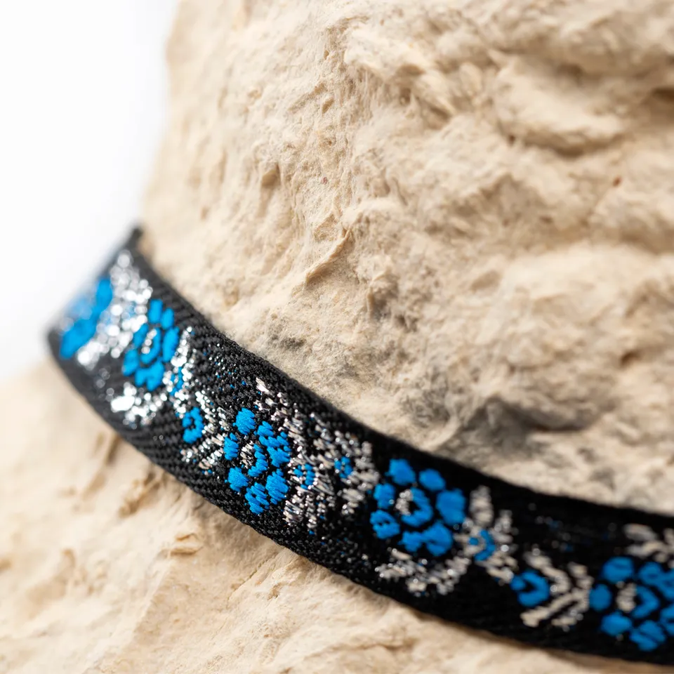 CrisFeather Accesorii Sky Chicha choker textil negru