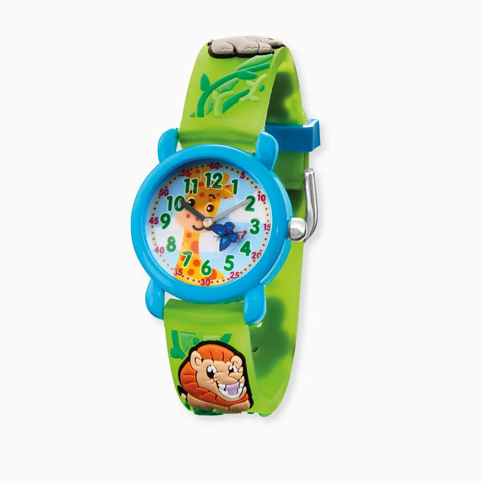 Engelsrufer Herzengel Zoo ceas copii plastic cu penar