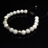 DualStax Howlite Argint brățară howlit alb 8mm