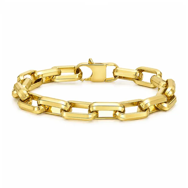 Rafini Apollo Gold brățară aurie 21 cm aur 18k