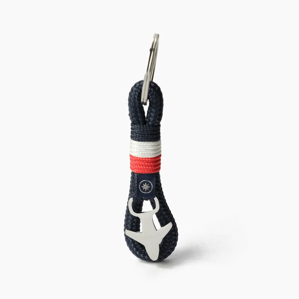 Old Skipper Suez Knot breloc avion tricolor din șnur