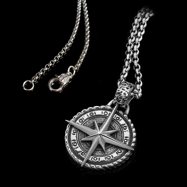 Dualstax North Star pandantiv oțel 2,5cm