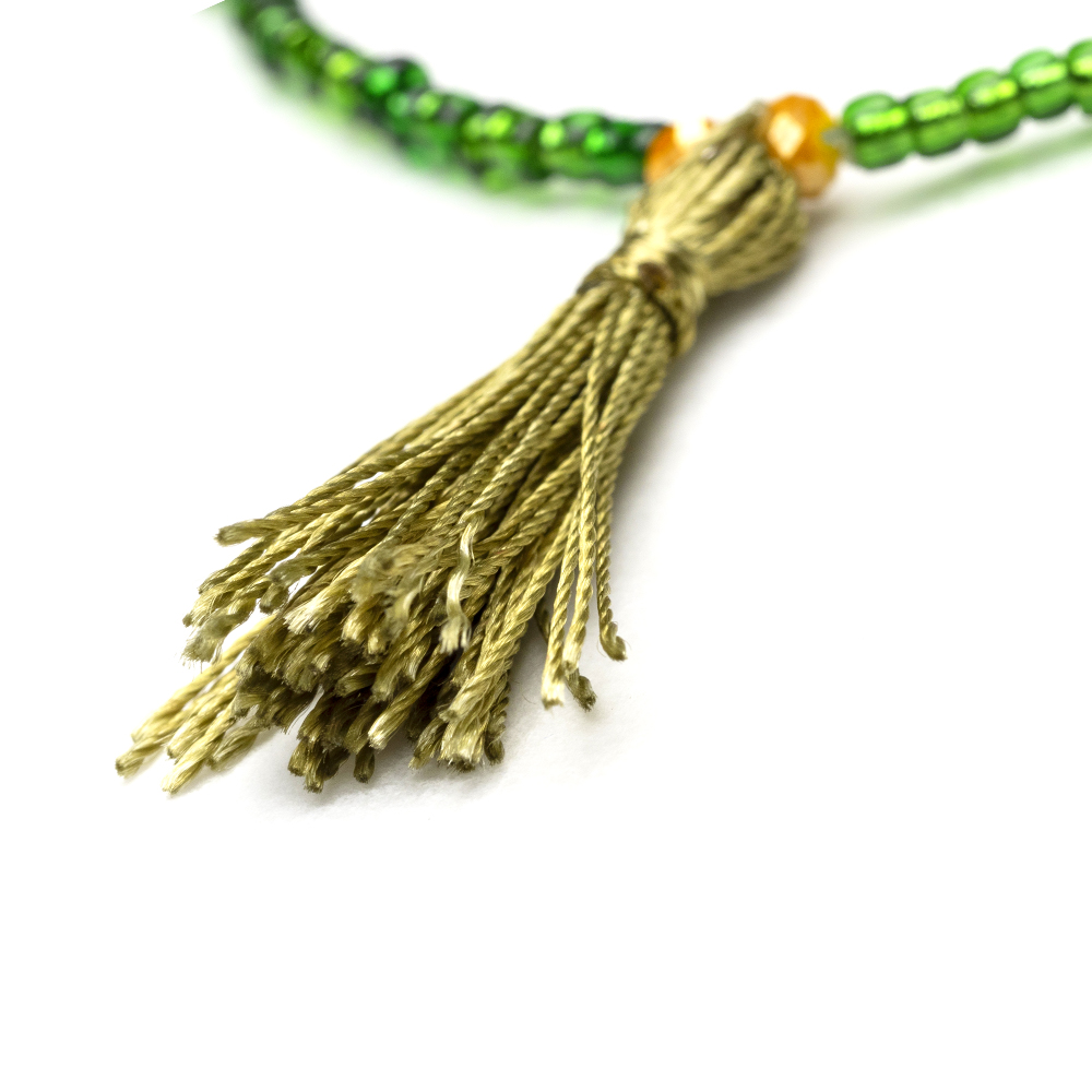 CrisFeather Zaya Ankle bratara glezna verde smarald elastica