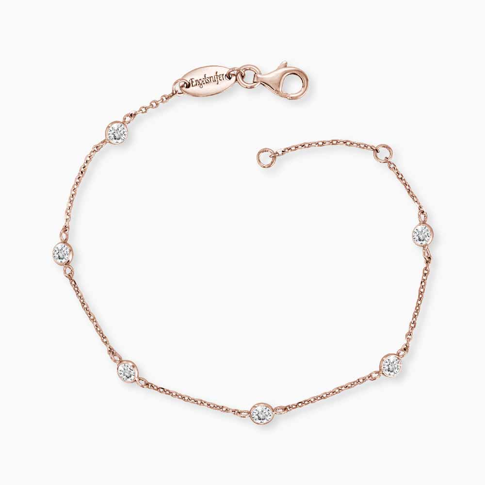 Engelsrufer Moonlight bratara argint zirconia reglabila