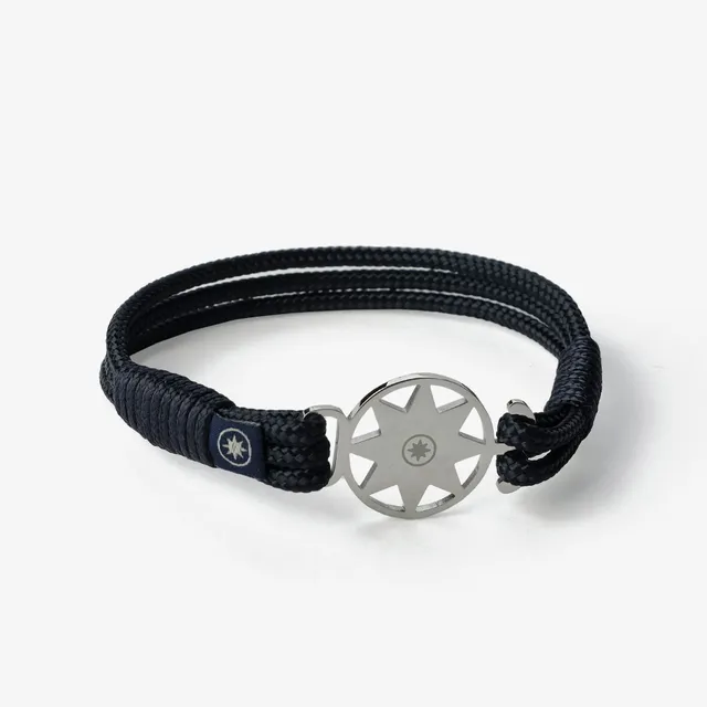 Old Skipper Blue Trifecta brățară șnur bleumarin