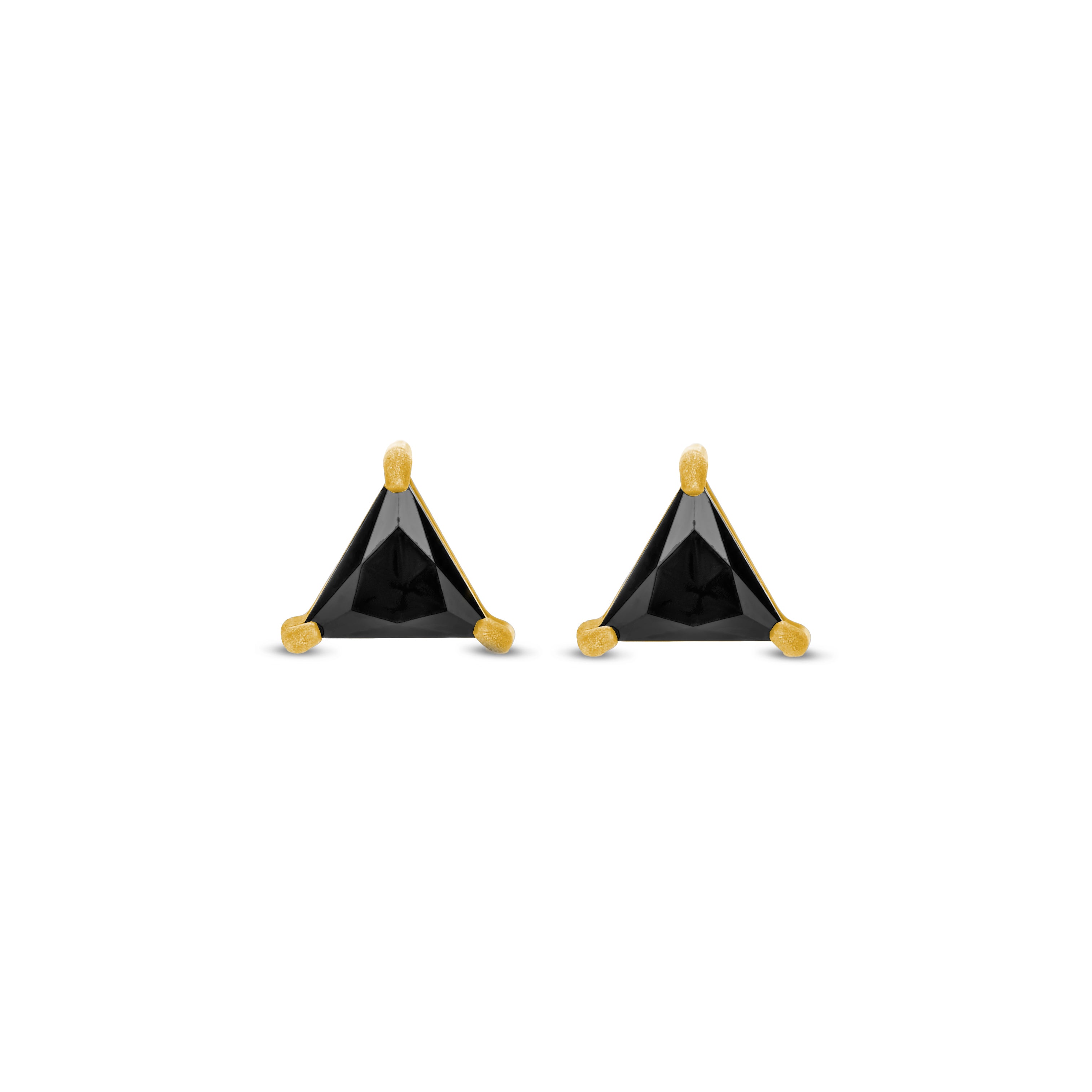 Frank 1967 Triangle Black Zirconia cercei triunghi negri