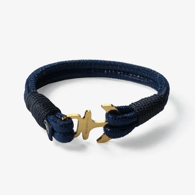 Old Skipper Midnight Blue Nappa brățară albastru