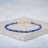 dualstax Lapis 3mm bratara dama argint aurit