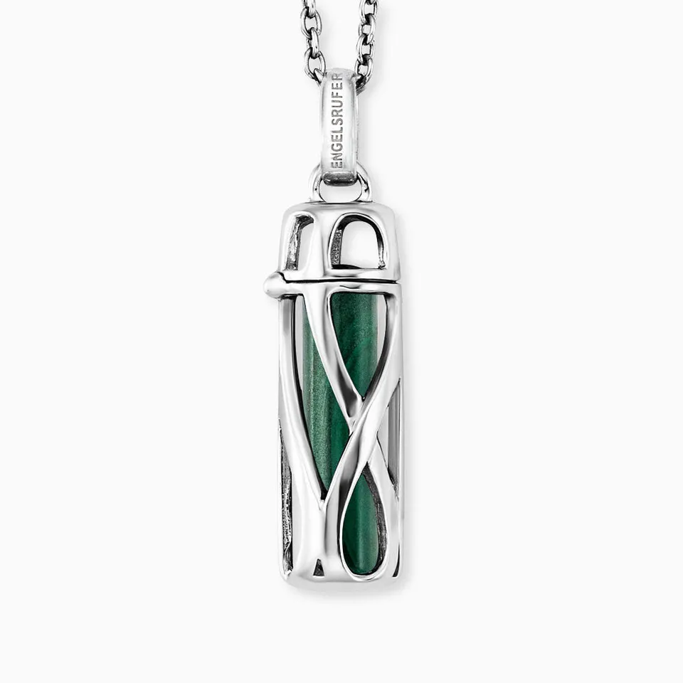 Engelsrufer Powerful Stone Malachit S colier argint