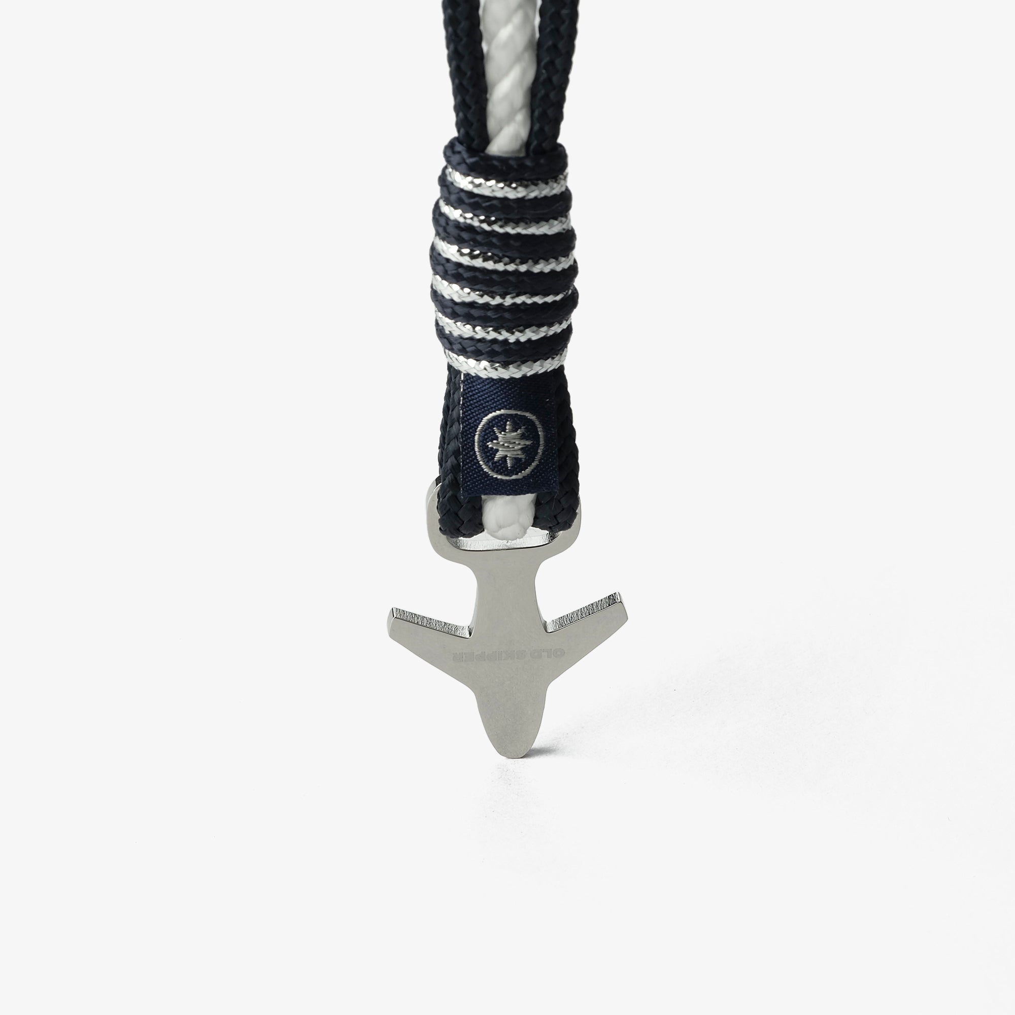 Old Skipper Pearl Tide Airplane bratara funie bleumarin-alb