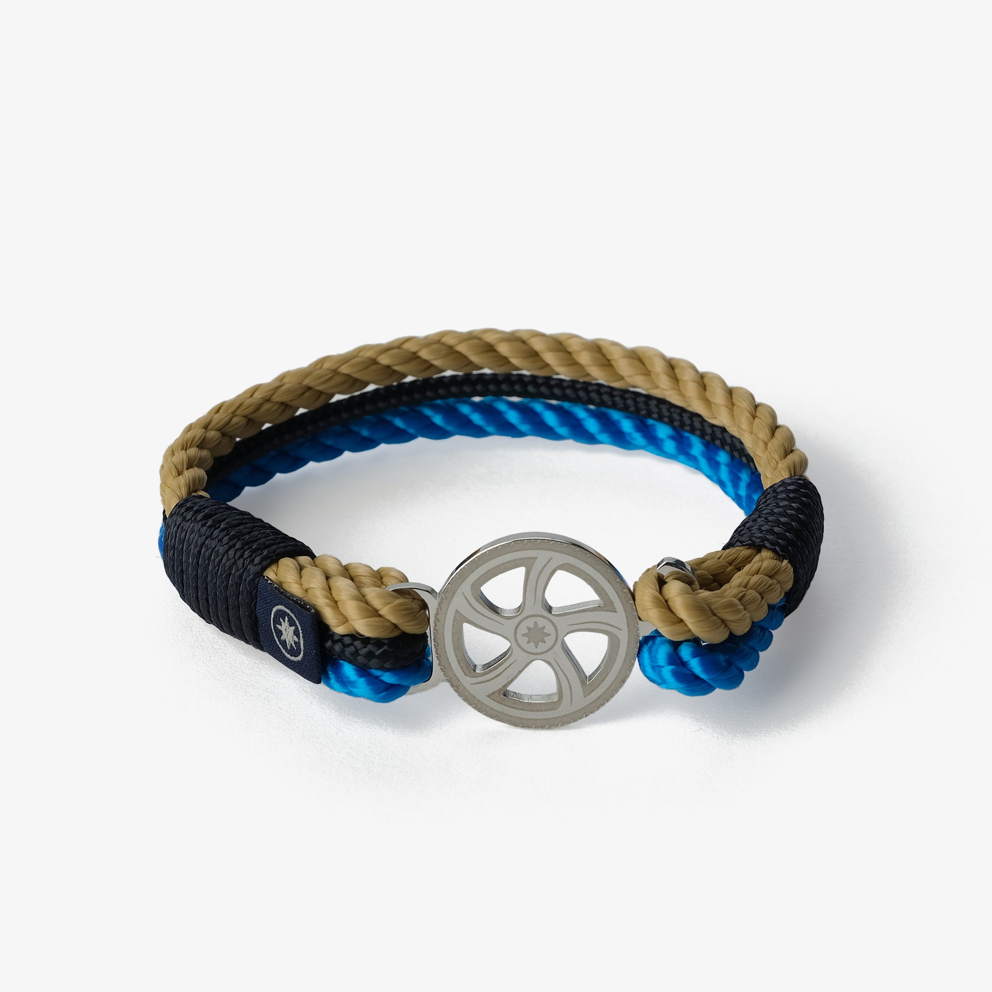 Old Skipper Electric Tide bratara snur albastru ancora