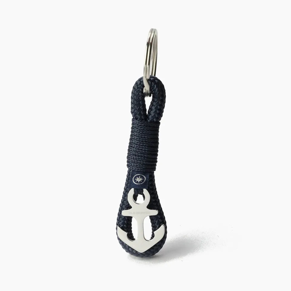 Old Skipper Jack Tar Anchor breloc sfoara bleumarin