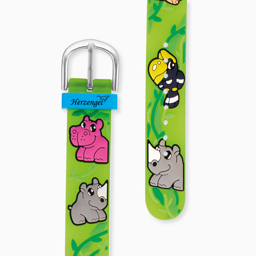 Engelsrufer Herzengel Zoo ceas copii plastic cu penar