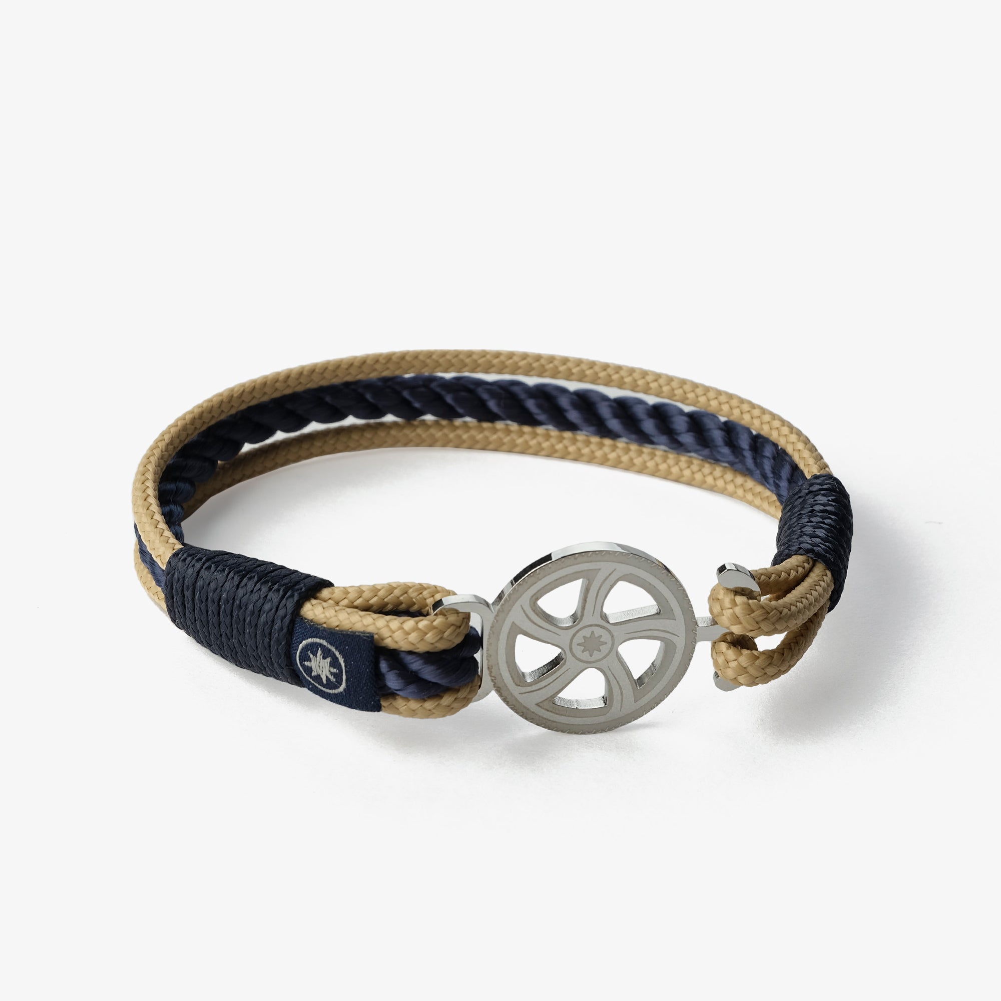 Old Skipper Maritime Elegance bratara stea nord bej
