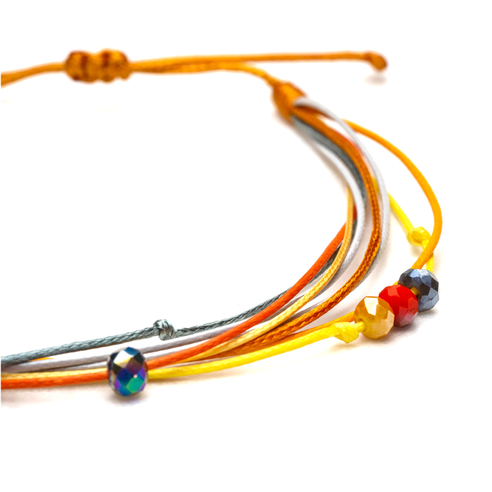 CrisFeather Orange Mix bratara waterproof portocalie