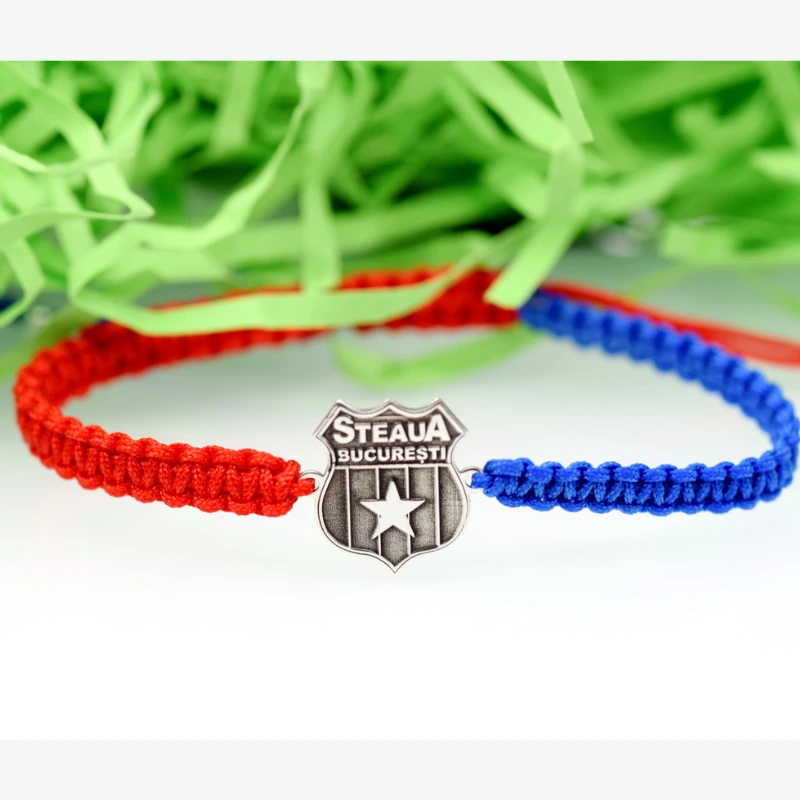 Margeluta din cristal bratara Steaua argint snur reglabil