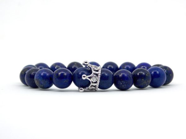 Dualstax no.9 bratara barbati lapis lazuli 8mm