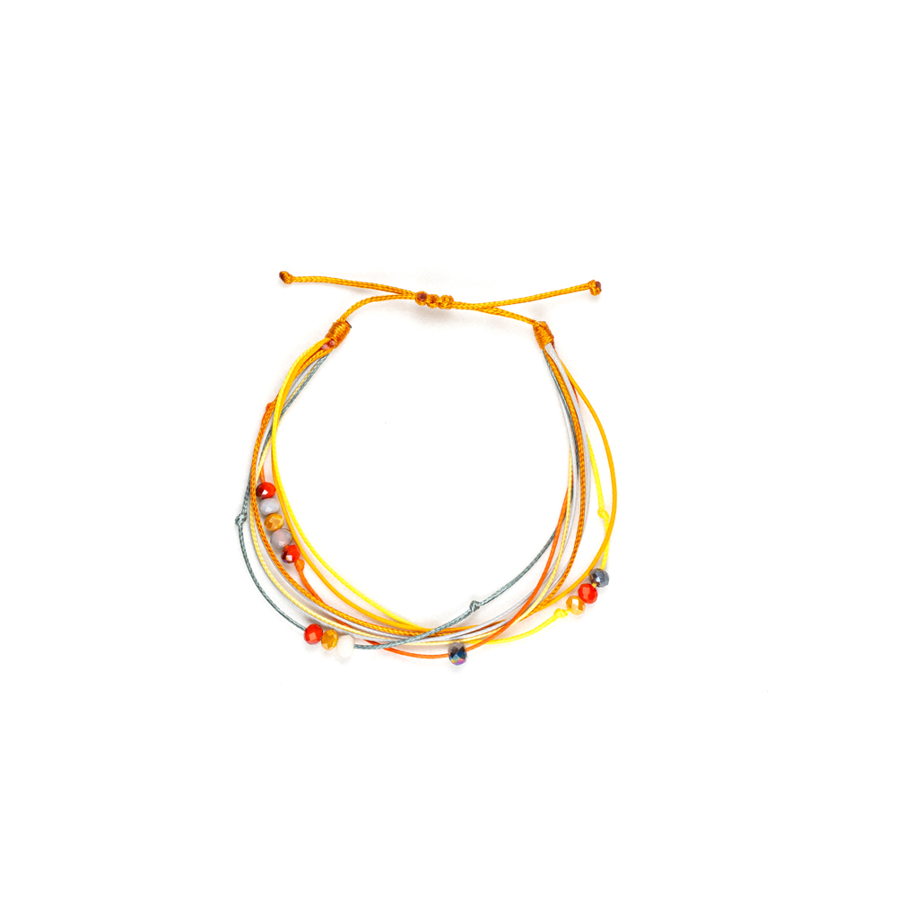 CrisFeather Orange Mix bratara waterproof portocalie
