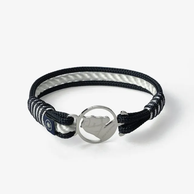 Old Skipper Pearl Tide brățară cal alb bleumarin perlat