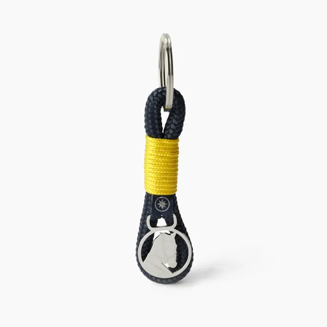 Old Skipper Nautical Rope breloc Yellow Knot galben