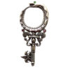Dualstax Ouroboros pandantiv cheie argint 925 43mm