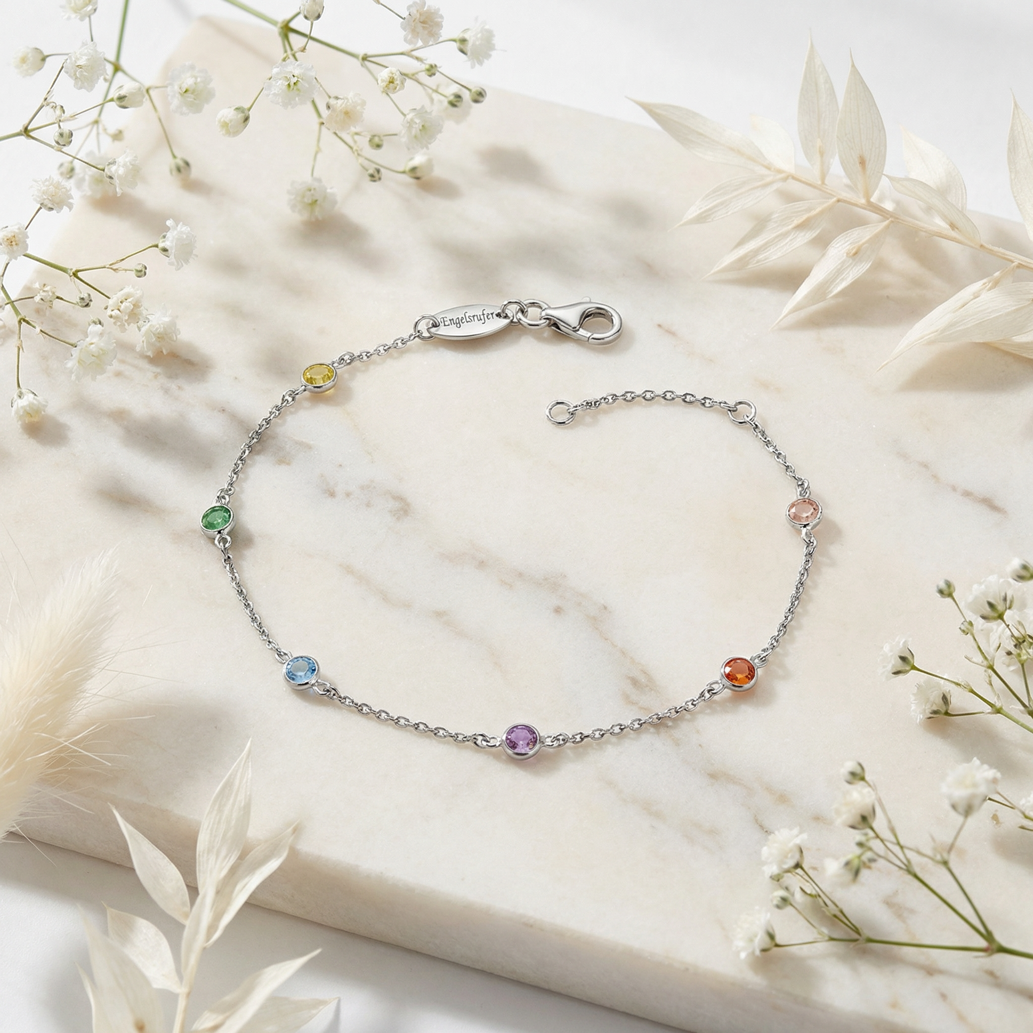 Engelsrufer Moonlight bratara argint multicolor zirconia