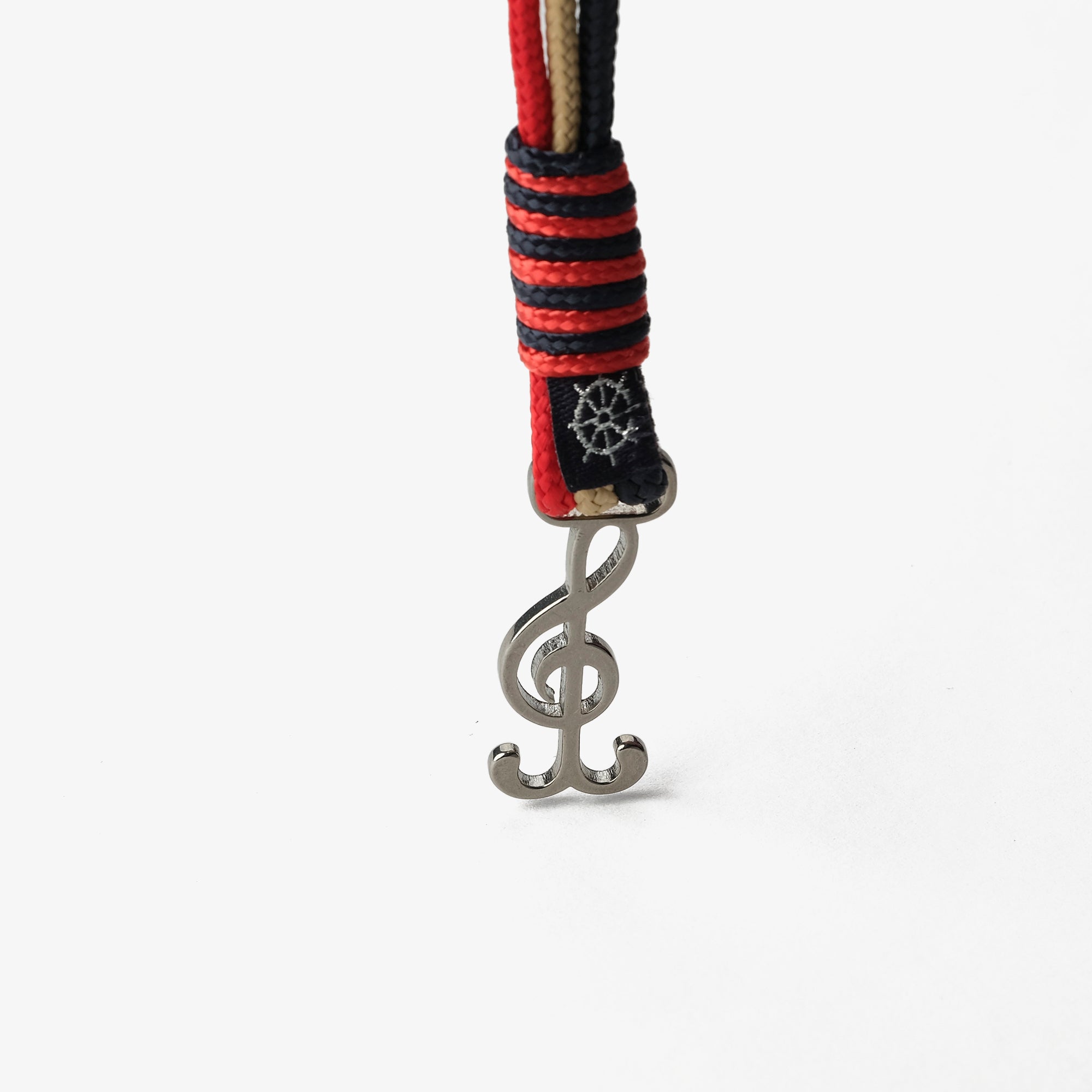 Old Skipper Nautical Trio brățară sfoară Sol Key roșu