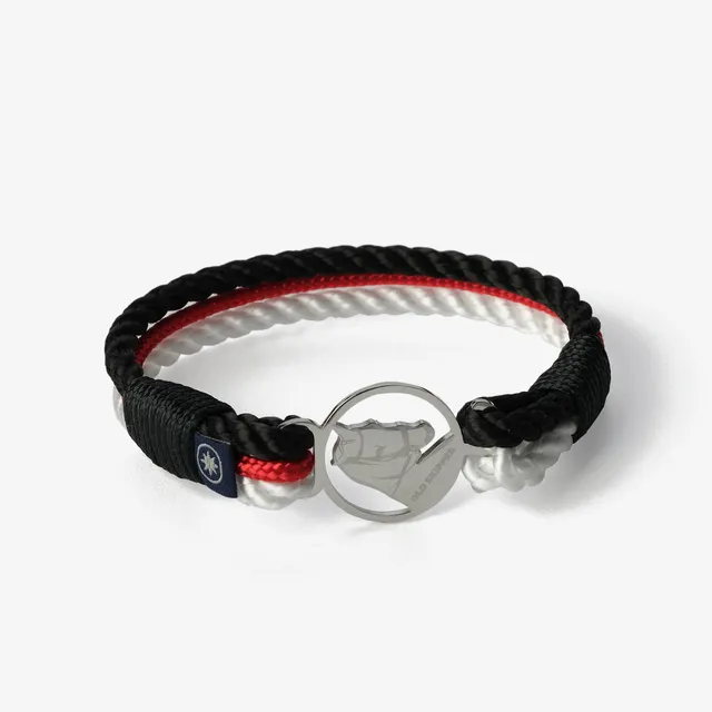 Old Skipper Serene Horizons bratara sfoara cal negru-rosu