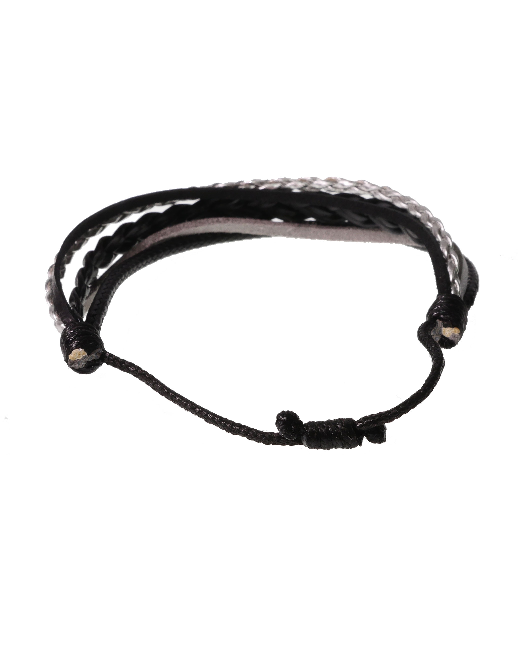 CrisFeather Dark Scent bratara piele neagra casual