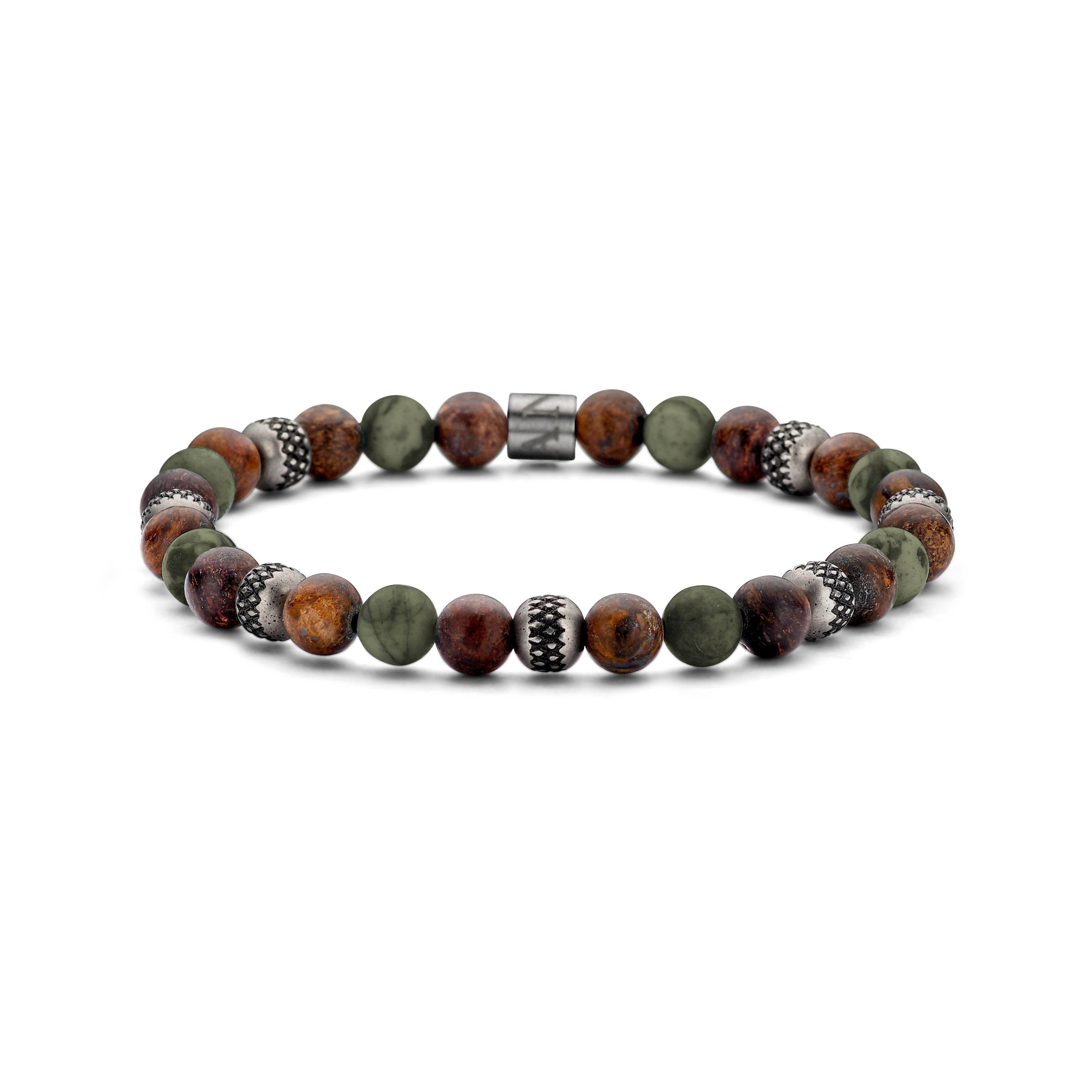 Frank 1967 Mixed Natural Stone bratara margele 18,5 cm