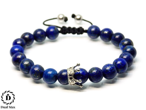 Dualstax no.9 bratara barbati lapis lazuli 8mm
