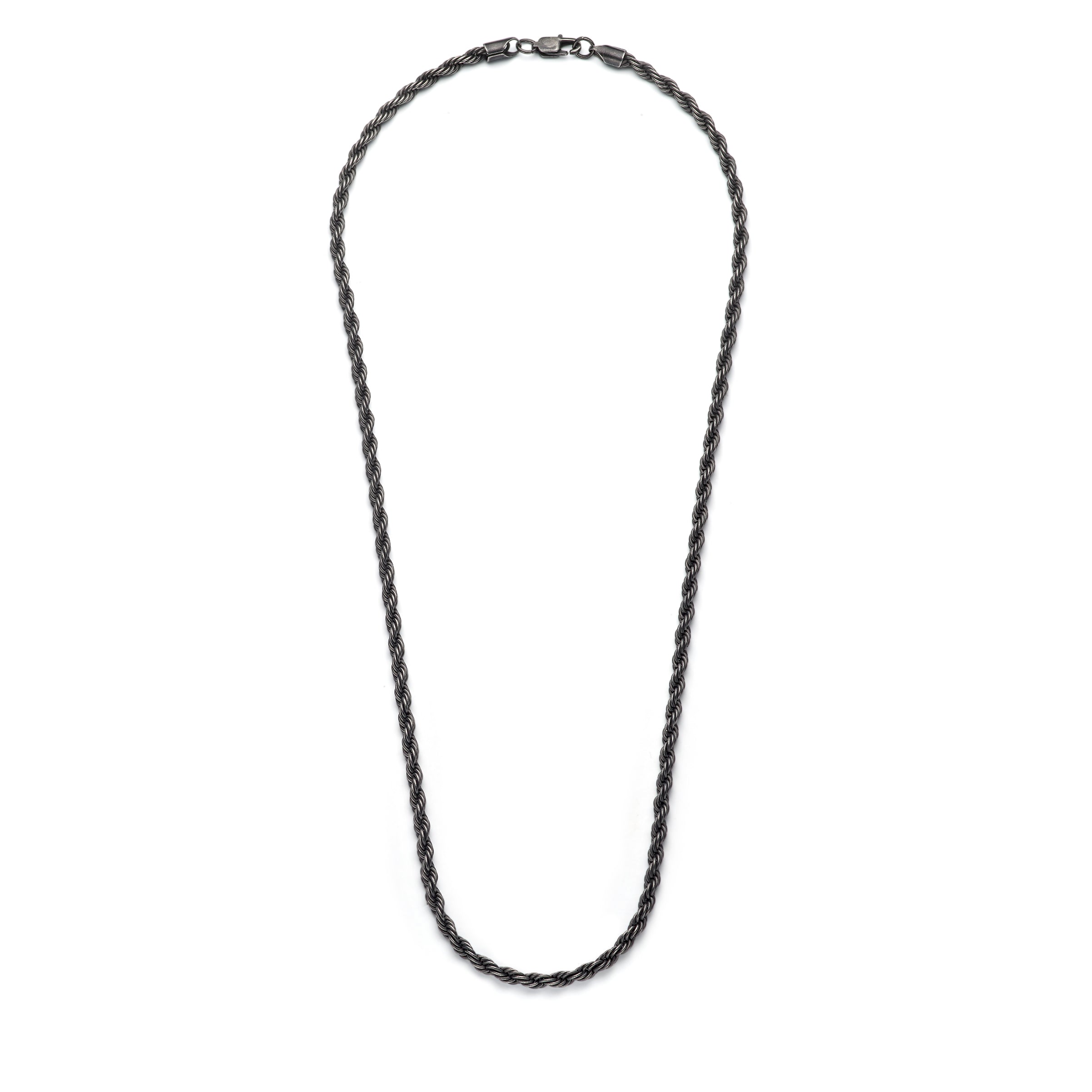 Frank 1967 Rope colier împletit cu detalii oțel