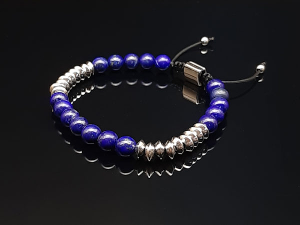 dualstax Lapis Lazuli brățară 6mm reglabilă